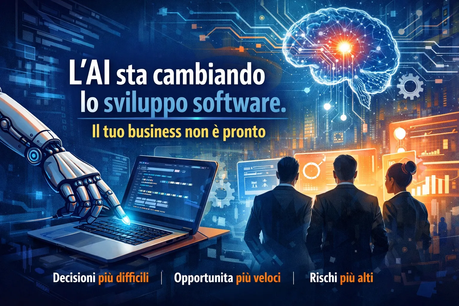 L'AI sta cambiando lo sviluppo software. Il tuo business non è pronto