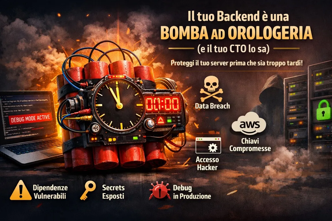 Il tuo backend è una bomba ad orologeria (e il tuo CTO lo sa)