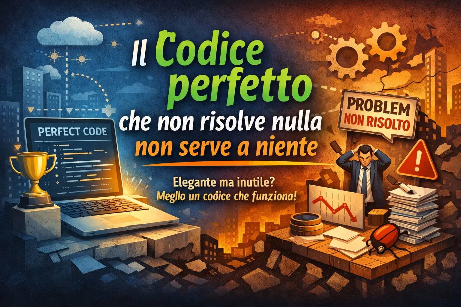 Il codice perfetto che non risolve nulla non serve a niente
