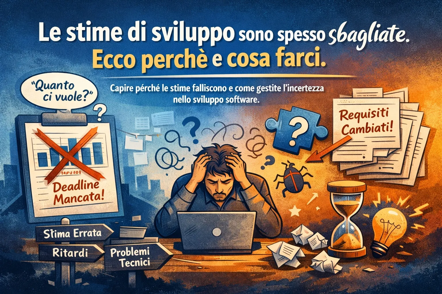 Le stime di sviluppo sono spesso sbagliate. Ecco perché e cosa farci.