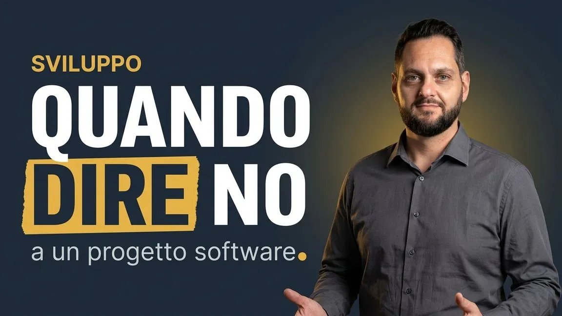 Quando dire no a un progetto software (e perché conviene a tutti)
